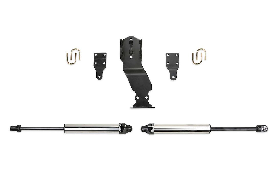 Fabtech Steering Stabilizer, Dirt Logic 2.25 ™, Dual, With Mounting Brackets, Set of 2 – FTS22303