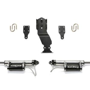 Fabtech Steering Stabilizer, Dirt Logic 2.25 ™, Dual, With Mounting Brackets, Set of 2, With Remote Reservoir – FTS22304