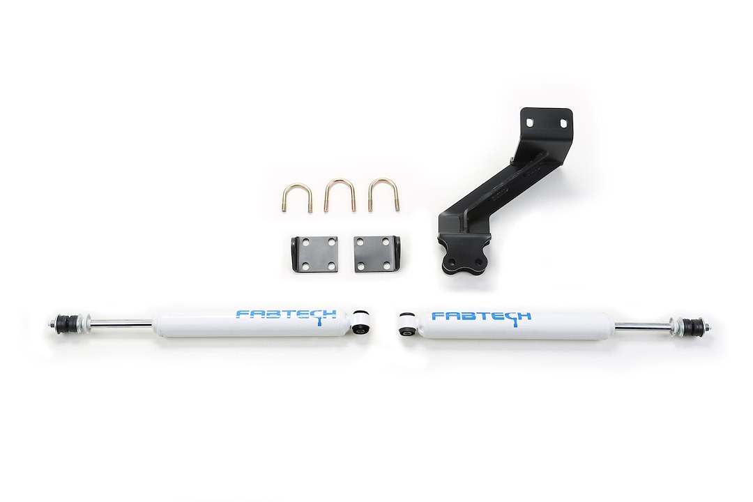 Fabtech Steering Stabilizer, Performance, Dual, With Mounting Brackets, Set of 2 – FTS23060