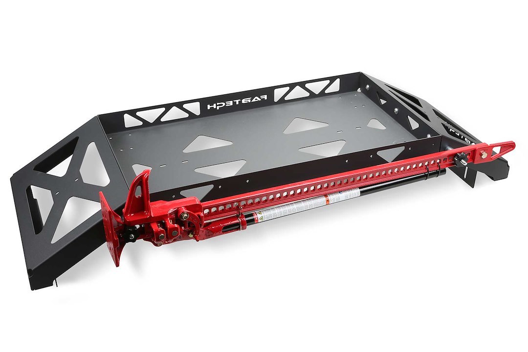 Fabtech Jack Mount, Hi-Lift Jack Type, Bed Rack Mount, Black, Steel – FTS24266