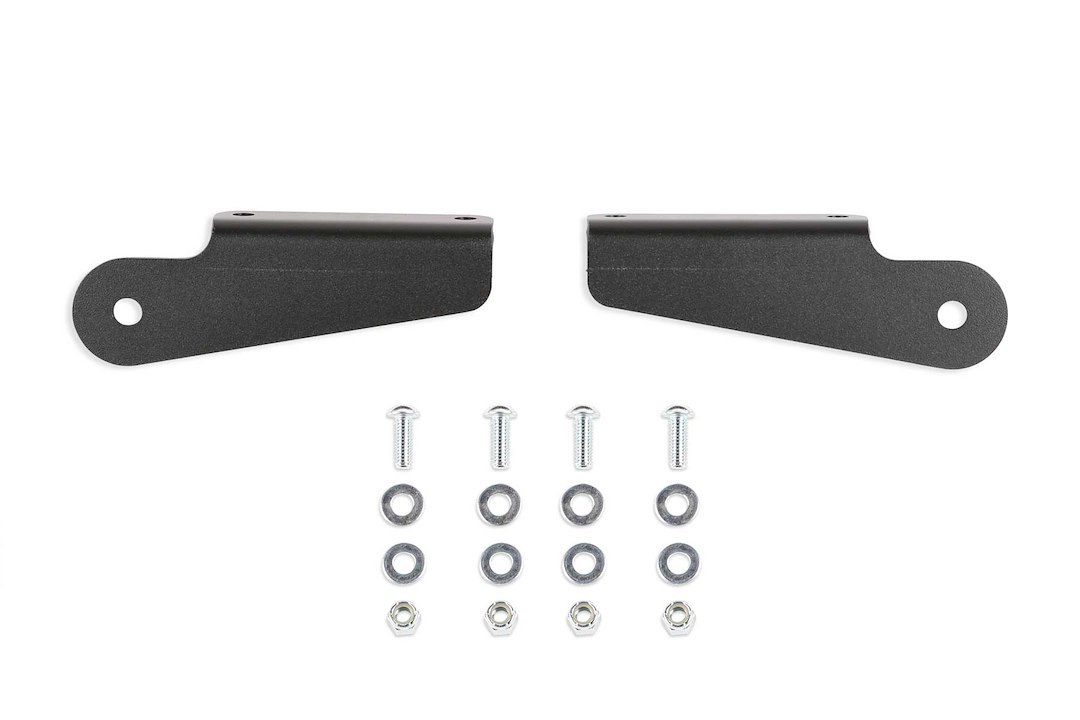 Fabtech Antenna Mount, For Use with Fabtech Adjustable Fog Light Mount, Powder Coated, Black, Steel – FTS24274