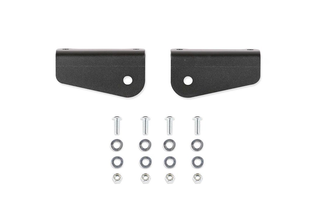 Fabtech Antenna Mount, For Use with Fabtech Fixed Fog Light Mount, Powder Coated, Black, Steel – FTS24298