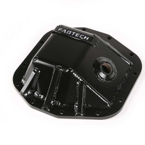 Fabtech Differential Cover, Dana M220, Without Girdle, With Fill Plug, Black, Steel, With Skid Plate – FTS24300
