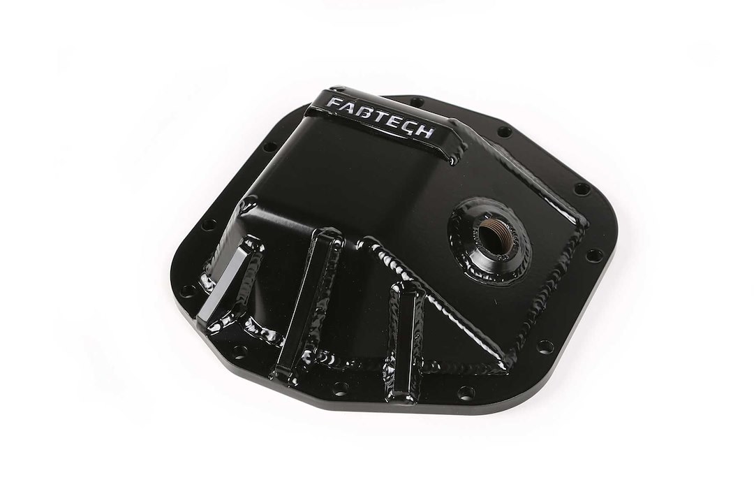 Fabtech Differential Cover, Dana M220, Without Girdle, With Fill Plug, Black, Steel, With Skid Plate – FTS24300