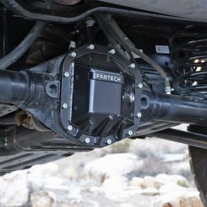 Fabtech Differential Cover, Dana M220, Without Girdle, With Fill Plug, Black, Steel, With Skid Plate – FTS24300