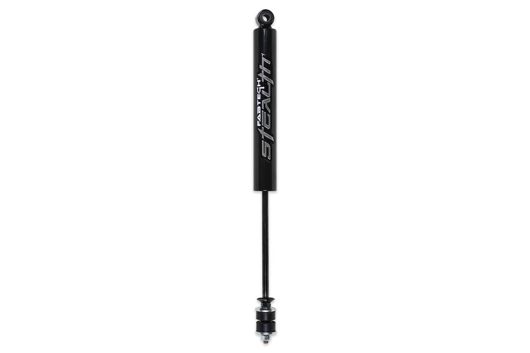 Fabtech Shock Absorber, Stealth Series, Nitrogen Gas Charged Mono Tube, Non Adjustable Valving, Without Shock Absorber Boots, Black, Single – FTS6021