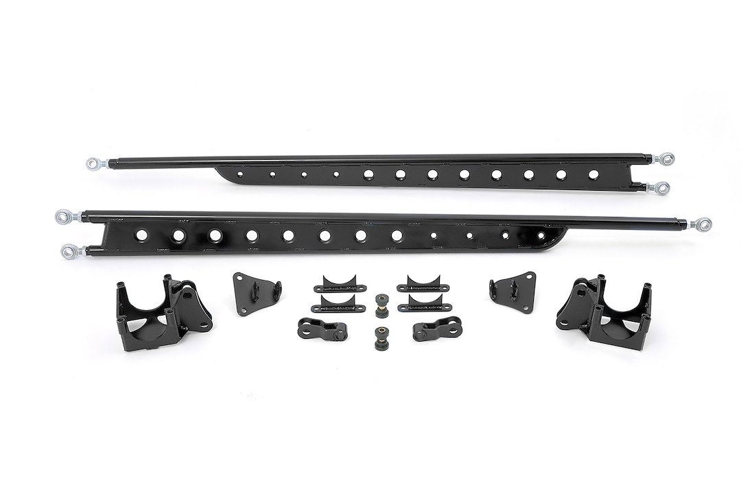 Fabtech Traction Bar, Axle Mount Design, Non Adjustable, Black – FTS62003BK