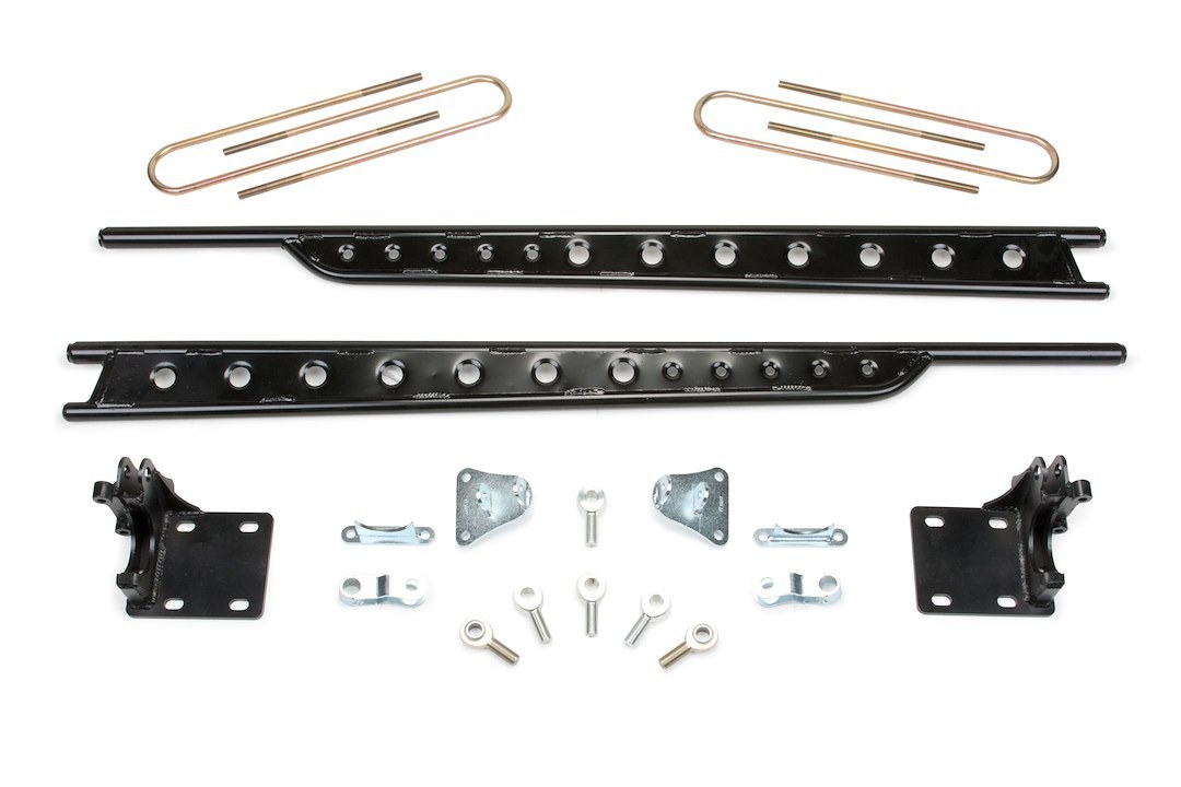 Fabtech Traction Bar, Traction Bar Kit, Leaf Spring Mounted, Non Adjustable, Black – FTS62006