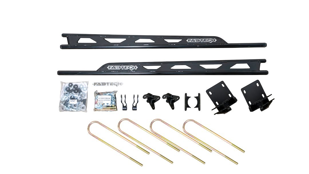 Fabtech Traction Bar, Axle Mount, Adjustable, Black, Set of 2, With Installation Hardware – FTS62010