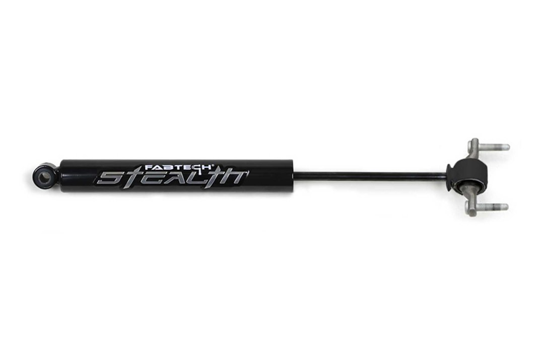 Fabtech Shock Absorber, Stealth Series, Nitrogen Gas Charged Mono Tube, Non Adjustable Valving, Without Shock Absorber Boots, Black, Single – FTS6358