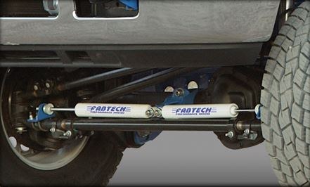 Fabtech Steering Stabilizer, Performance, Dual, With Mounting Brackets – FTS8001