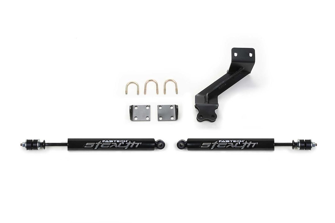 Fabtech Steering Stabilizer, Stealth, Dual, With Mounting Brackets – FTS8047