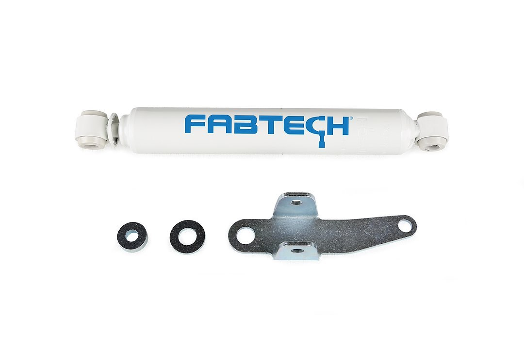 Fabtech Steering Stabilizer, Single, With Mounting Brackets – FTS8057