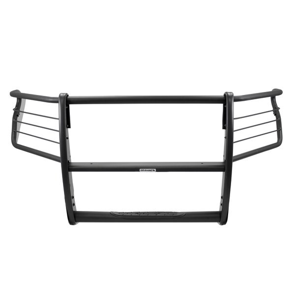 Fabtech Grille Guard, 3100 Series Stepguard, 9-Piece Modular, Textured, Black, Mild Steel, With Brush Guard, Without Skid Plate – FTS88