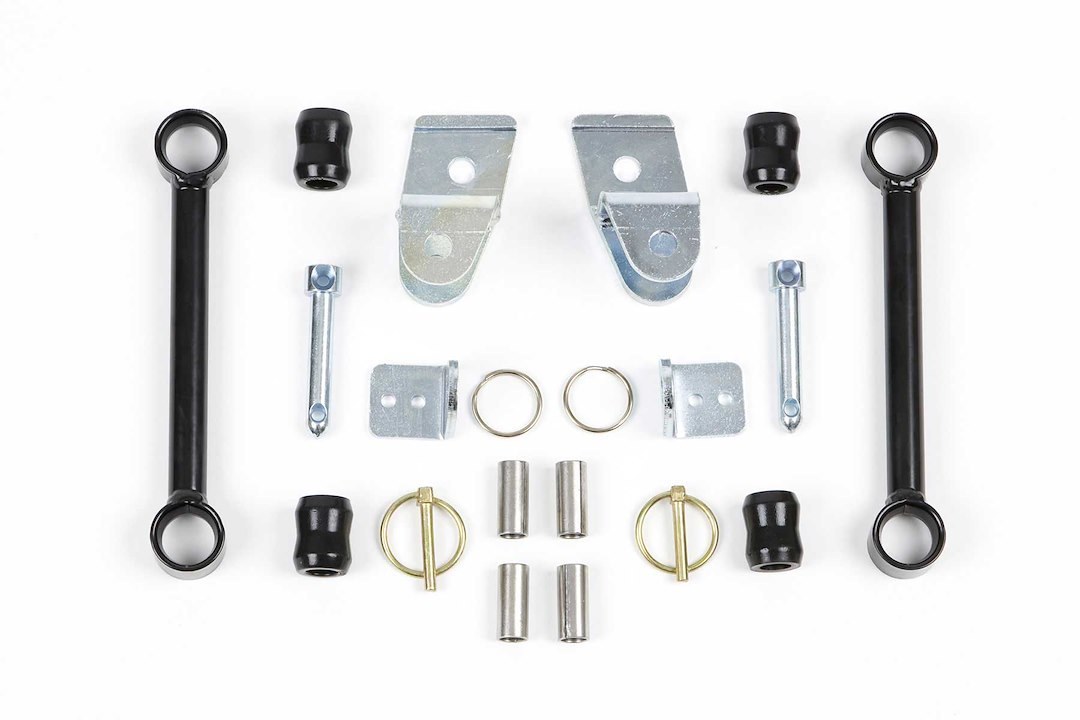 Fabtech Stabilizer Bar Quick Disconnect, For 5 Inch Lift, Single Disconnect Style, With 2 Lynch Pins/ Installation Hardware, Set of 2 – FTS94056