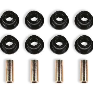 Fabtech Control Arm Bushing, Black, Rubber, Set of 4 Half Bushings/ 2 Sleeves, For Use with Fabtech Control Arms – FTS98019