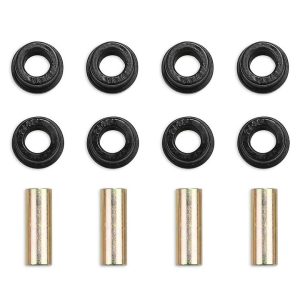Fabtech Control Arm Bushing, Black, Urethane, Set of 8 Half Bushings/ 4 Sleeves, For Use with Fabtech Control Arms – FTS98020