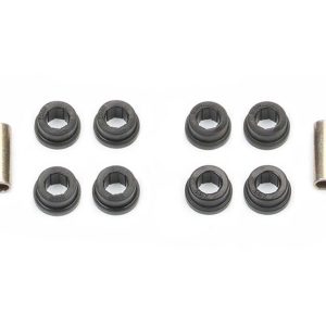 Fabtech Control Arm Bushing, Black, Urethane, Set of 8 Half Bushings/ 4 Sleeves, For Use with Fabtech Control Arms – FTS98027