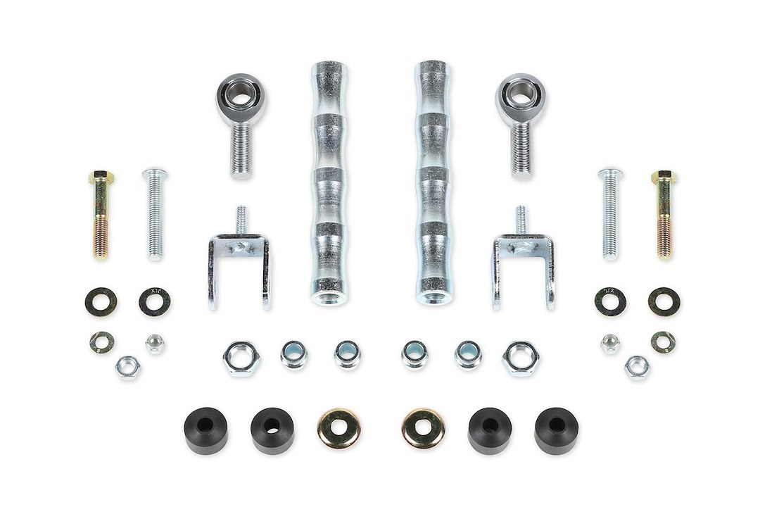 Fabtech Stabilizer Bar Link Kit, Black Bushings, Set of 2 – FTS98028