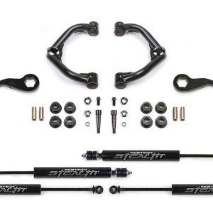 Fabtech Leveling Kit Suspension, Stealth, 3-1/2 Inch Front Lift, With Front and Rear Stealth Monotube Shock Absorbers IN Kit – K1155M