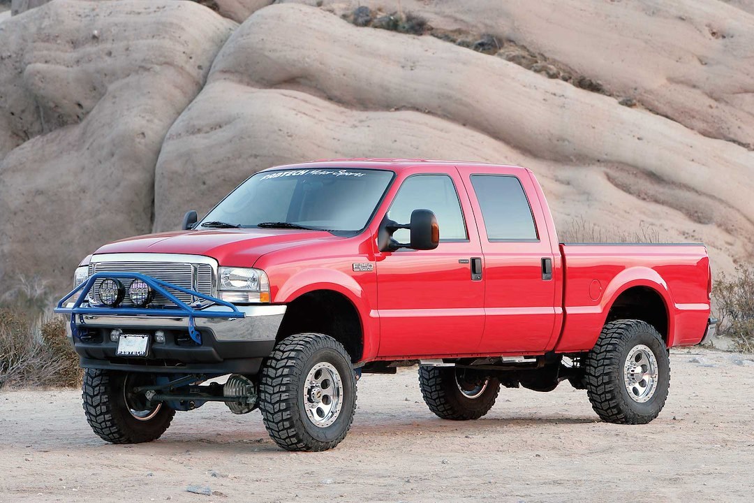 Fabtech Lift Kit Suspension, 4 Link System, 6 Inch Front Lift, 4 Inch Rear Lift, With Front and Rear Performance Shock Absorbers – K20132