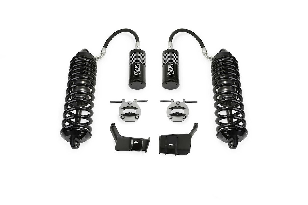 Fabtech Coil Over Shock Absorber, Dirt Logic 4.0, Adjustable Valving, Single Spring Style, Black – K2229DL