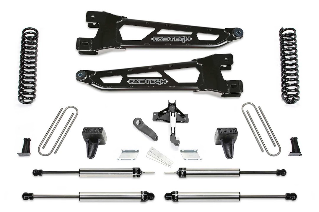 Fabtech Lift Kit Suspension, Dirt Logic 2.25 ™, 6 Inch Front Lift, 6 Inch Rear Lift – K2413DL