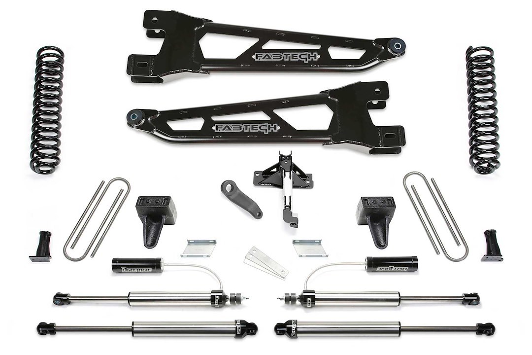 Fabtech Lift Kit Suspension, Dirt Logic 2.25 ™, 6 Inch Front Lift, 6 Inch Rear Lift – K2414DL