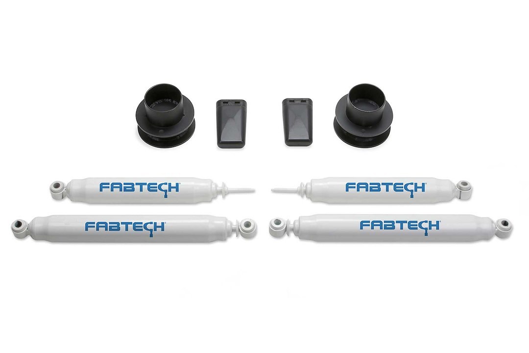 Fabtech Leveling Kit Suspension, Performance System, 2-1/2 Inch Lift, Coil Spring Spacer – K3056
