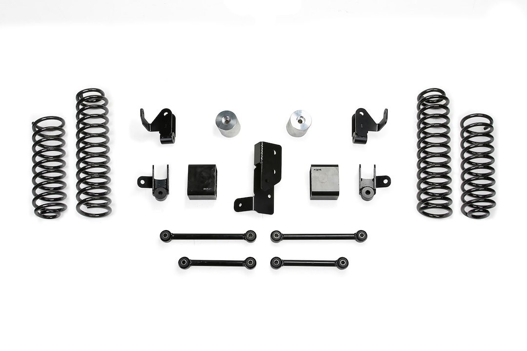 Fabtech Lift Kit Suspension, 3 Inch Front Lift, 3 Inch Rear Lift, Without Shock Absorbers IN Kit – Shock Change Not Necessary – K4106