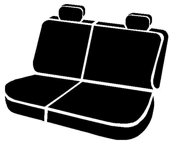 FIA Seat Cover, Neo™, 60 Driver/ 40 Passenger Split Bench Seat with Adjustable Headrests, Neoprene, Gray, For One Row – NP92-25 GRAY