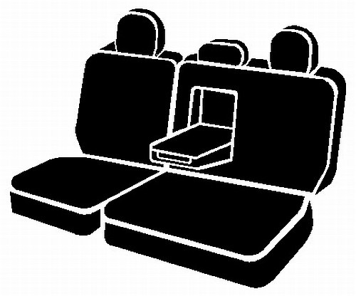 FIA Seat Cover, Neo™, 60 Driver/ 40 Passenger Split Seat with Adjustable Headrests, Neoprene, Gray, For One Row – NP92-80 GRAY