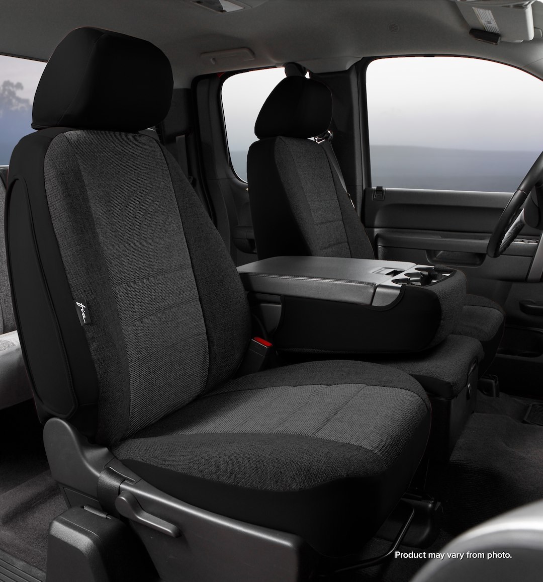 FIA Seat Cover, OEM30 Series, 40/20/40 Split Bench with Adjustable Headrests, Original Equipment (OE) Standard Fabric – OE38-21 CHARC