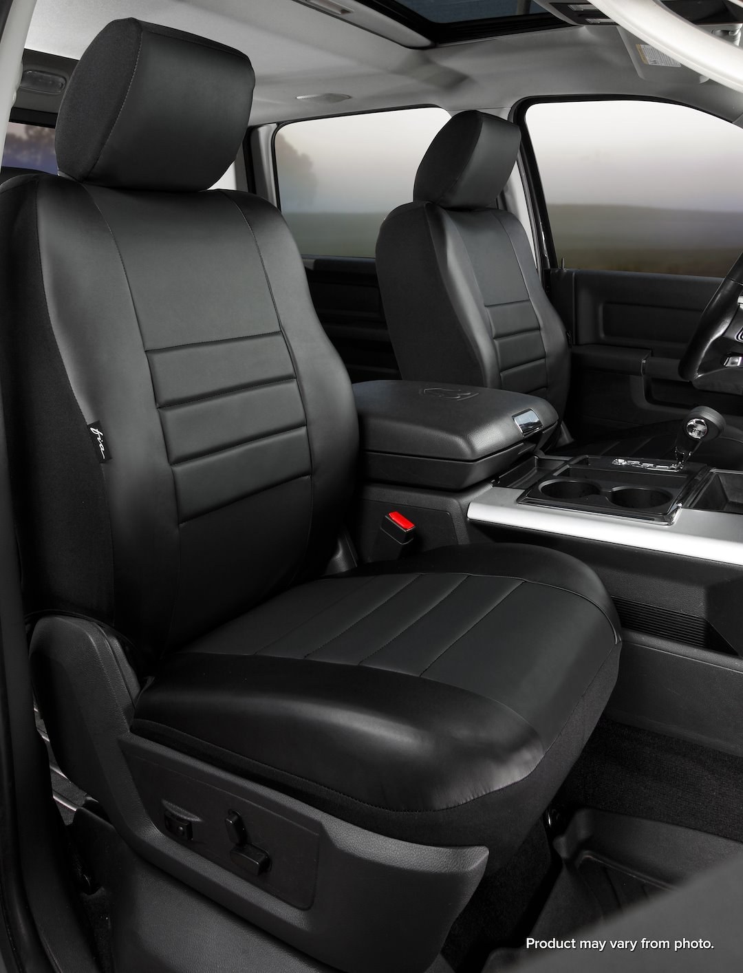 FIA Seat Cover, SL60 Series Leatherlite, Bucket with Adjustable Headrests, Simulated Leather – SL67-34 BLK/BLK