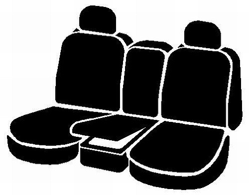 FIA Seat Cover, SP80 Series, 40/20/40 Split Bench with Adjustable Headrests, Polycotton, Charcoal Black, For One Row – SP88-30 BLACK