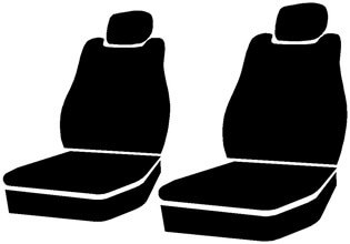 FIA Seat Cover, Wrangler, Bucket with Adjustable Headrests, Saddle Blanket, Grey, Set of 2 – TR49-49 GRAY
