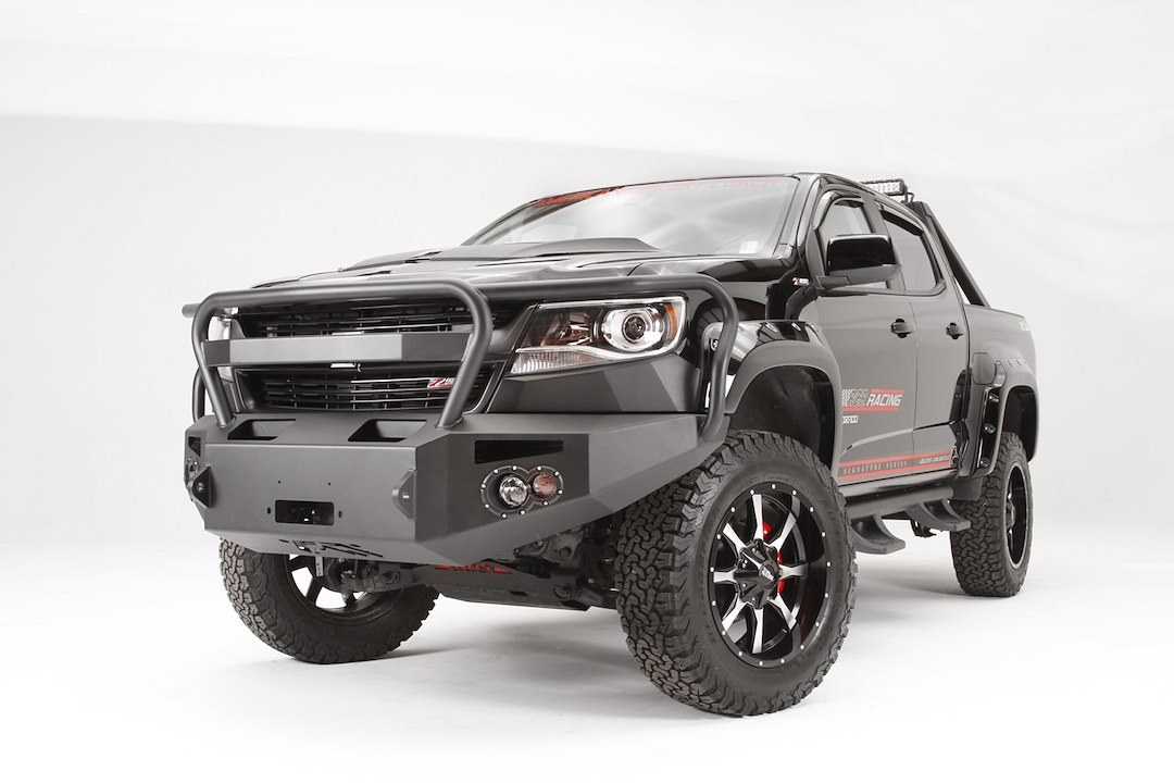 Fab Fours Bumper, Premium, One Piece Design, Mounting Hardware Included, With Grille Guard – CC15-H3350-1