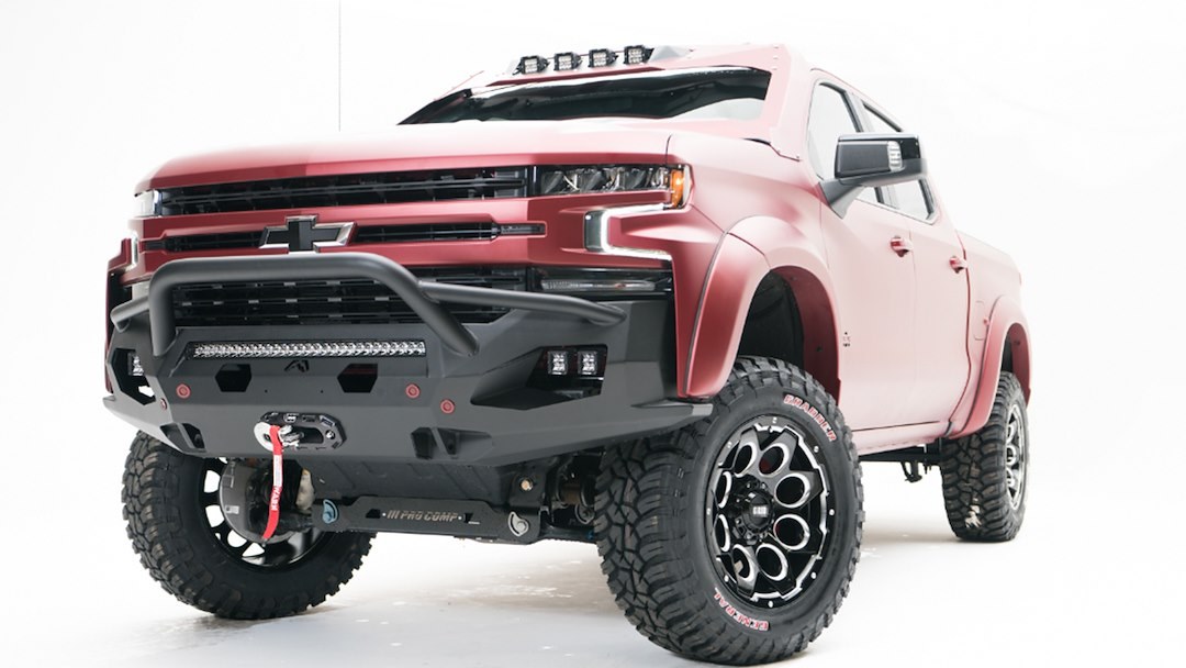 Fab Fours Bumper, Matrix Series, One Piece Design, Mounting Hardware Included, Without Grille Guard – CH15-X2751-1
