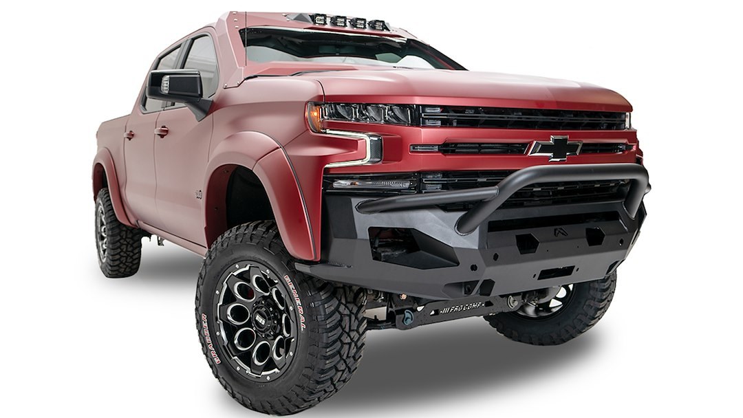 Fab Fours Bumper, Matrix Series, One Piece Design, Mounting Hardware Included, Without Grille Guard – CH15-X2751-1