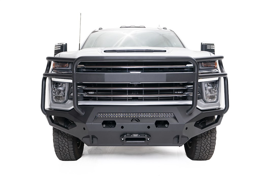 Fab Fours Bumper, Matrix Series, One Piece Design, Mounting Hardware Included, With Grille Guard – CH20-X4950-1