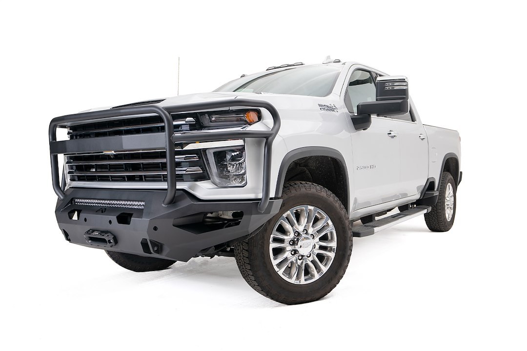 Fab Fours Bumper, Matrix Series, One Piece Design, Mounting Hardware Included, With Grille Guard – CH20-X4950-1