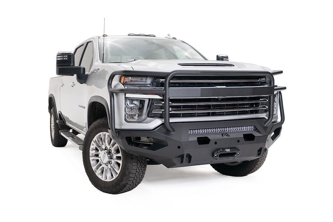 Fab Fours Bumper, Matrix Series, One Piece Design, Mounting Hardware Included, With Grille Guard – CH20-X4950-1