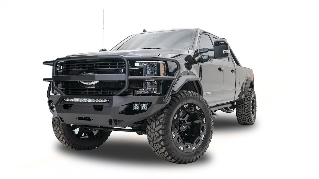 Fab Fours Bumper, Matrix Series, One Piece Design, Mounting Hardware Included, Without Grille Guard – CS19-X4051-1