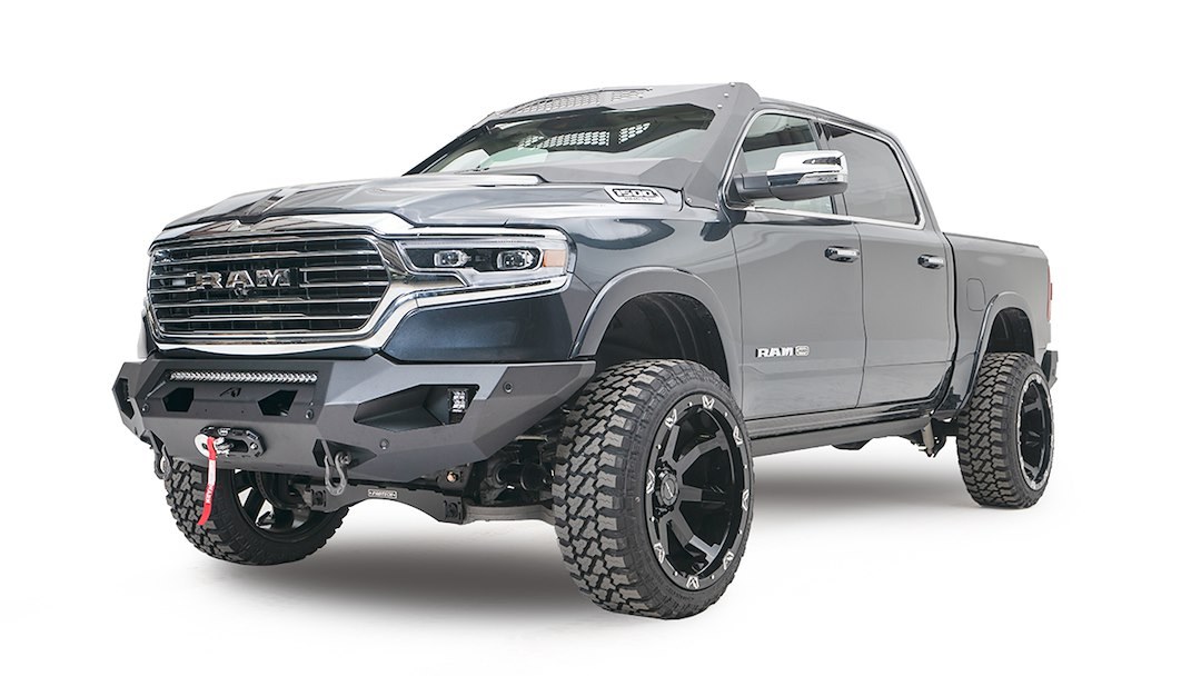 Fab Fours Bumper, Matrix Series, One Piece Design, Mounting Hardware Included, Without Grille Guard – DR10-X2951-1