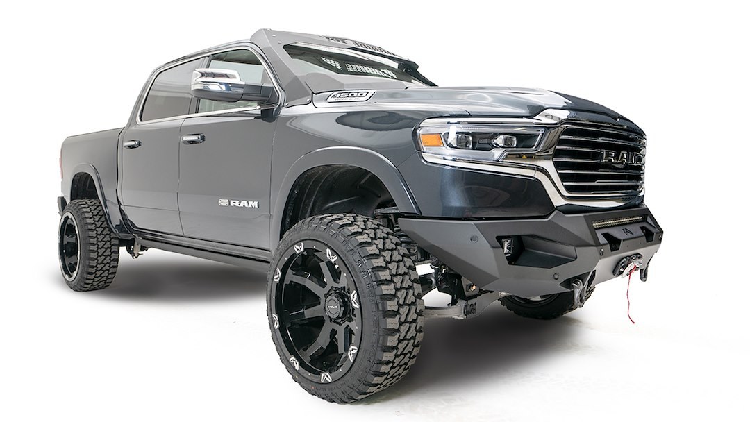 Fab Fours Bumper, Matrix Series, One Piece Design, Mounting Hardware Included, Without Grille Guard – DR10-X2951-1