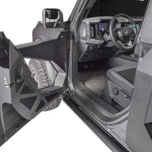 Fab Fours Door Panel Insert, For Upper Half Door, Powder Coated, Matte Black, Steel – FB1031-1