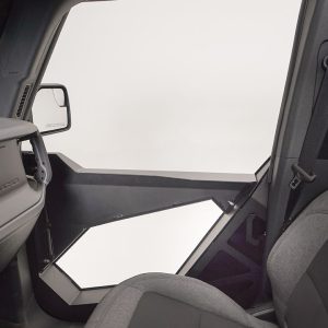 Fab Fours Door Panel Insert, For Upper Half Door, Powder Coated, Matte Black, Steel – FB1031-1