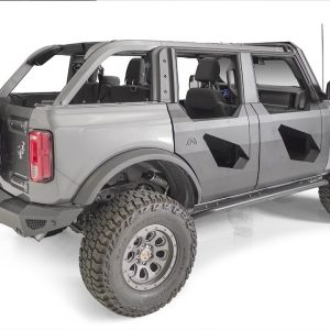 Fab Fours Door Panel Insert, For Upper Half Door, Powder Coated, Matte Black, Steel – FB1031-1