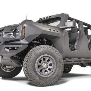 Fab Fours Fender, Powder Coated, Matte Black, Steel, Set of 2, With Front Fender Vents, For 35 Inch Tire – FB2000-1