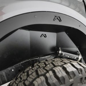 Fab Fours Inner Fender, Powder Coated, Black, Steel – FB2006-1